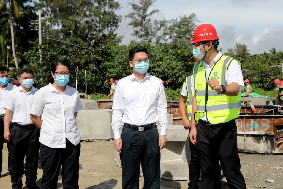 龙卫东调研冯家湾现代化渔业产业园项目建设情况