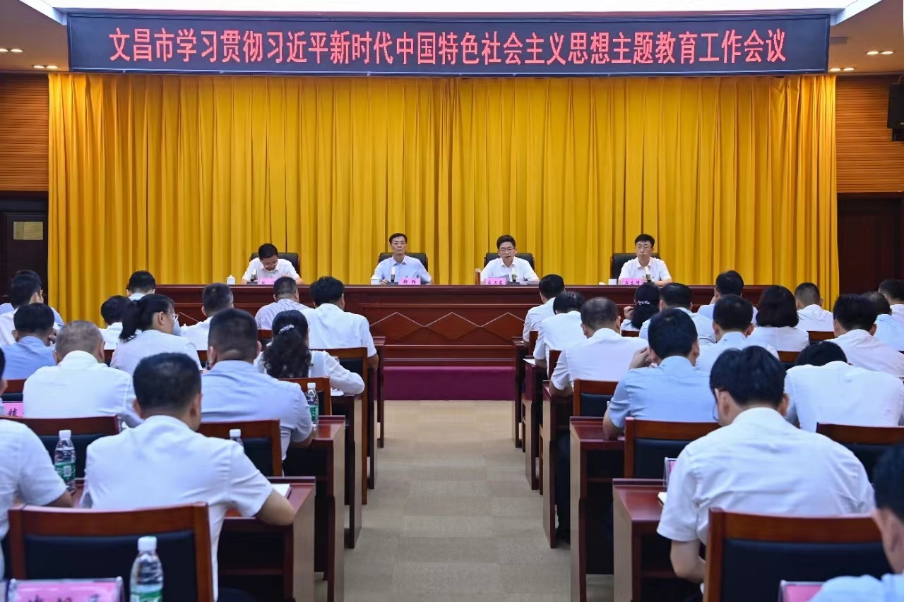 文昌市召开学习贯彻习近平新时代中国特色社会主义思想主题教育工作会议